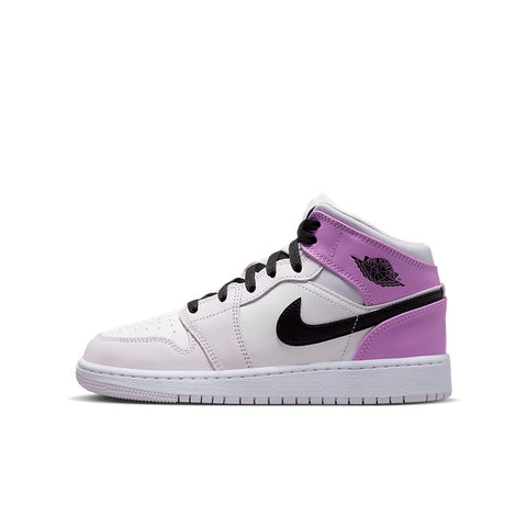 AIR JORDAN 1 MID BARELY GRAPE (GS)